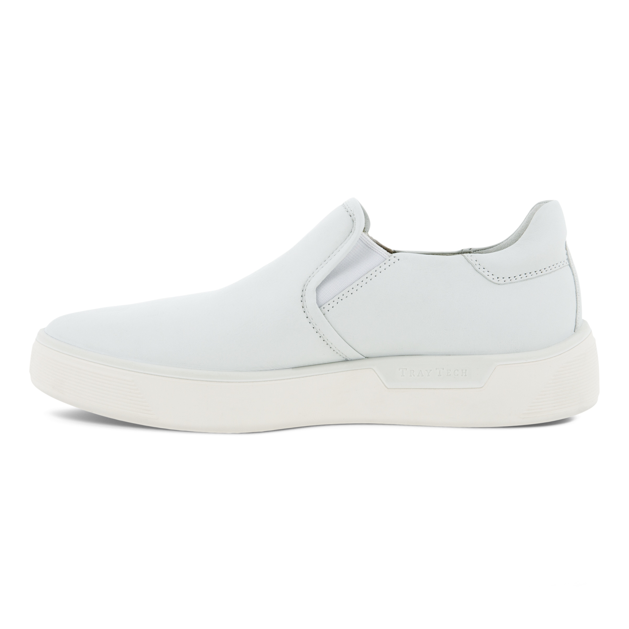 ECCO Street Tray ウィメンズ レザースリッポンスニーカー - White - Inside