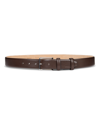 Men's ECCO® Leather Belt - Brown - Main