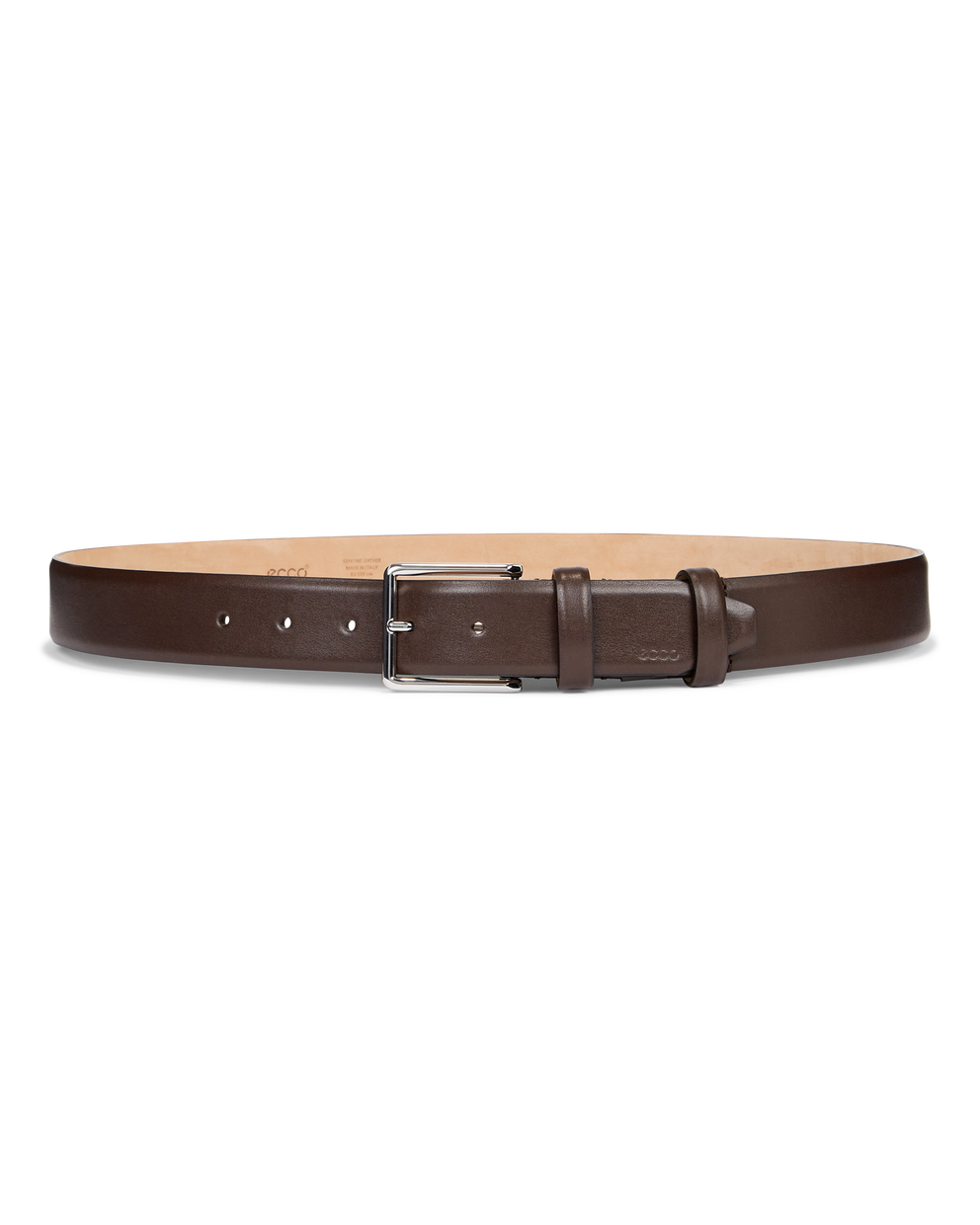 ECCO® Ceinture en cuir pour homme - Brun - Main