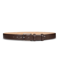 Men's ECCO® Leather Belt - Brown - Main