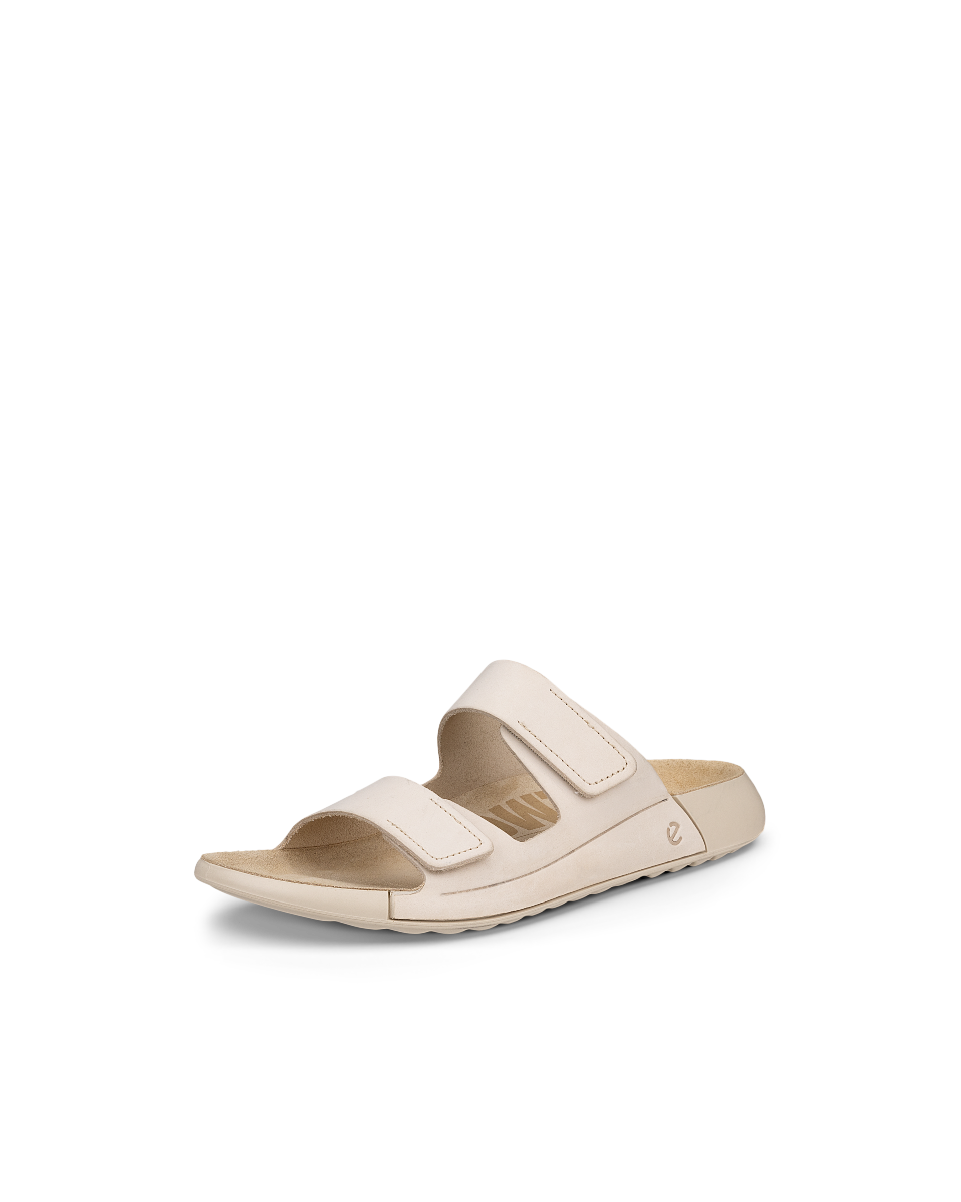 ECCO® Cozmo sandale en nubuck deux brides pour femme - Blanc - Main