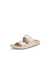 Women's ECCO® Cozmo Nubuck Two Strap Sandal - Brown - Main