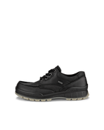 Zapatos de piel con puntera pespunteada Gore-Tex ECCO® Track 25 para hombre - Marrón - Outside