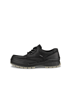 Zapatos de piel con puntera pespunteada Gore-Tex ECCO® Track 25 para hombre - Negro - Outside