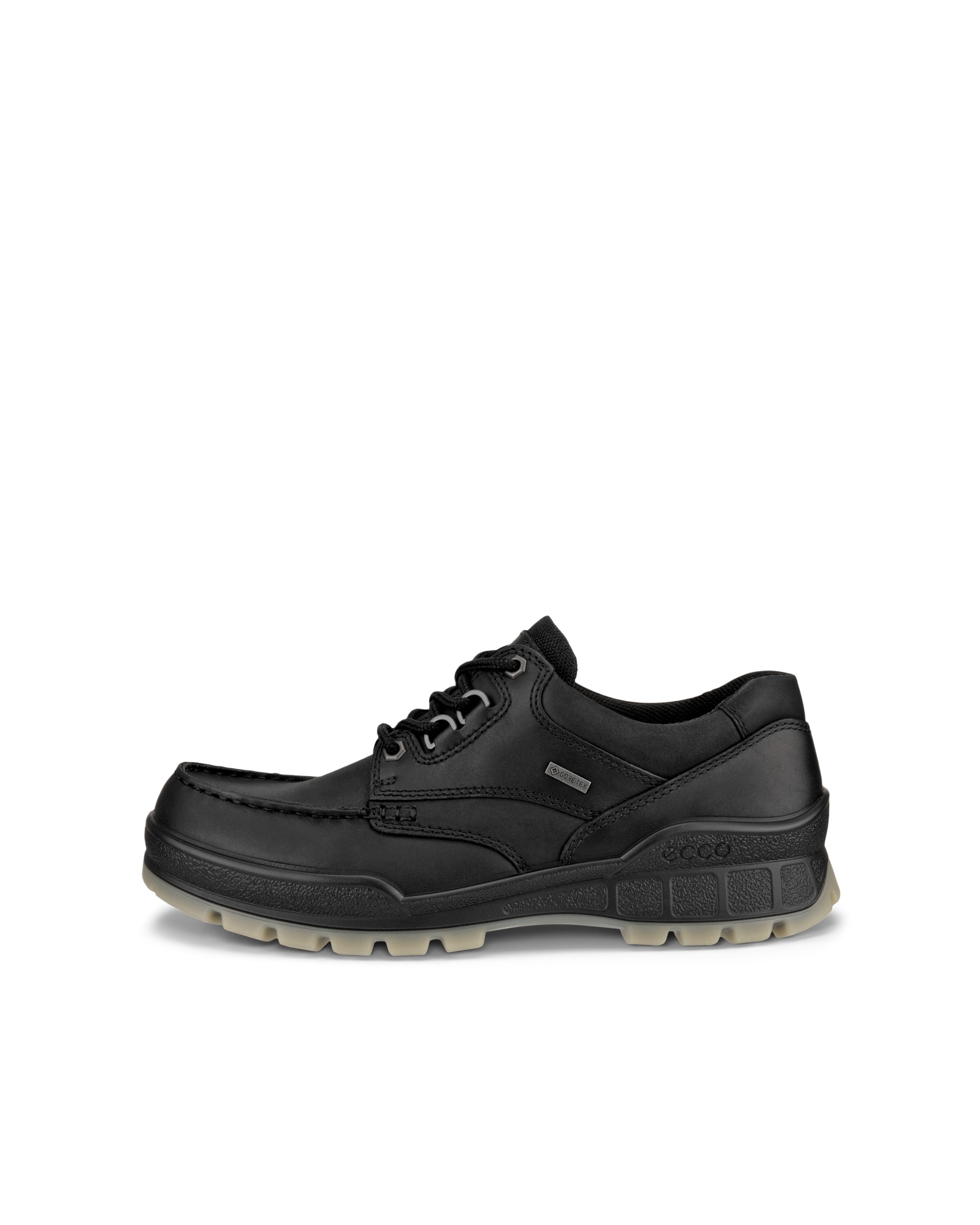 ECCO® Track 25 õmblustega ninaosaga nahast Gore-Tex Moc-Toe jalanõud meestele - Must - Outside