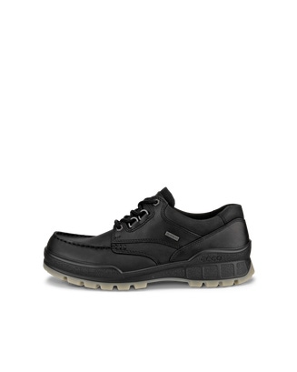 Men's ECCO® Track 25 Leather Gore-Tex Moc-Toe Shoe - Black - Outside