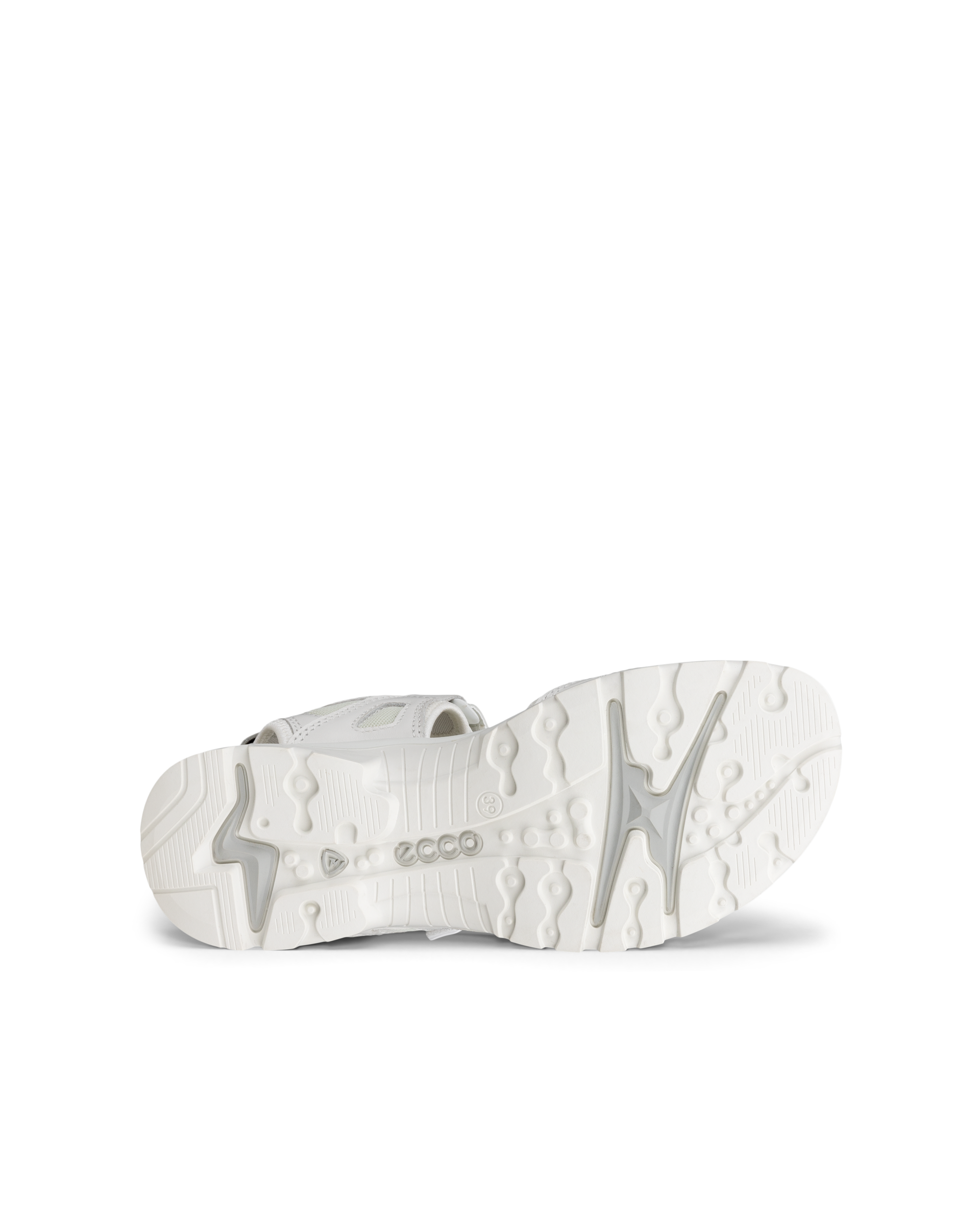 Women's ECCO® Offroad Yucatan Leather Walking Sandal - White - Sole