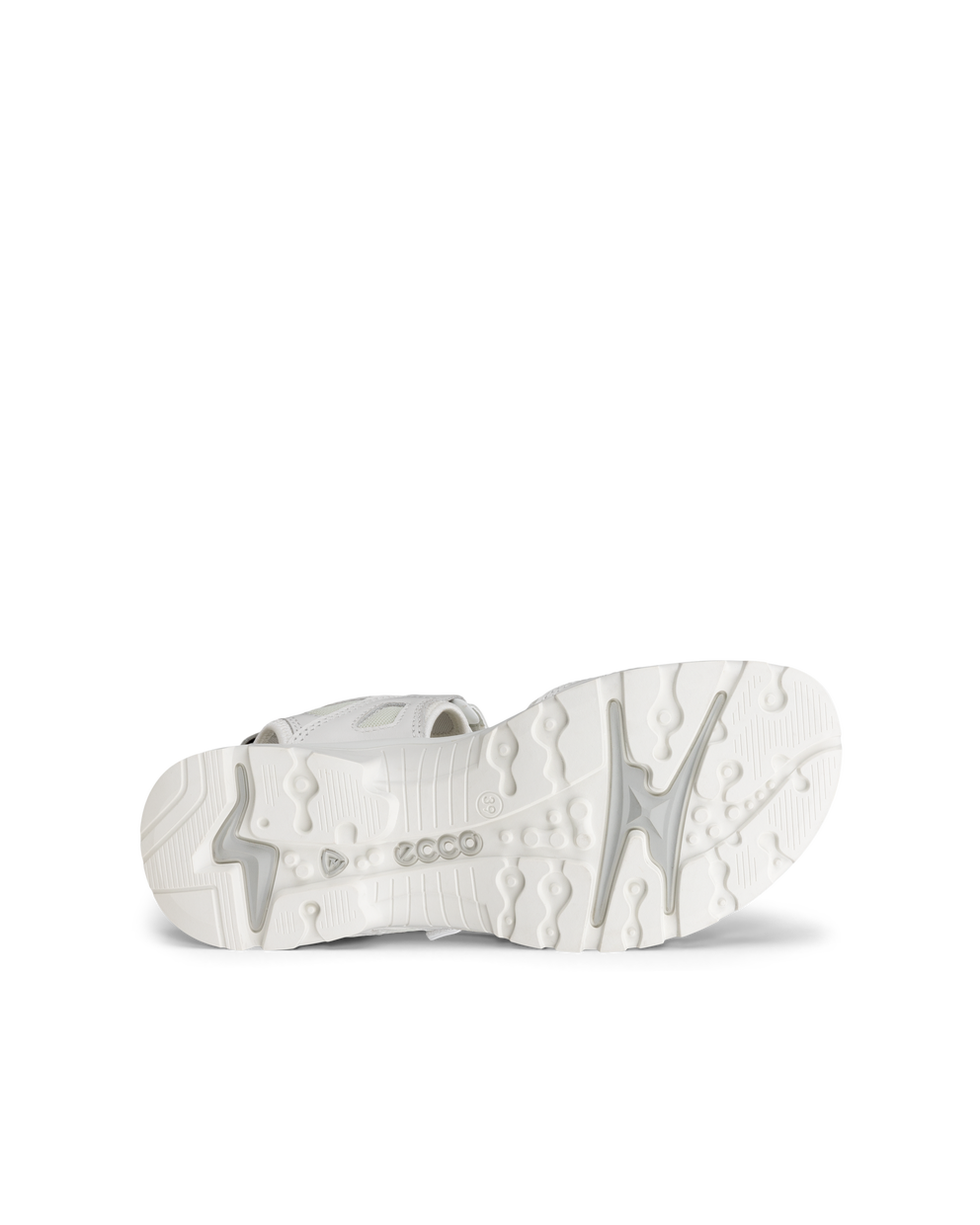 Women's ECCO® Offroad Yucatan Leather Walking Sandal - White - Sole