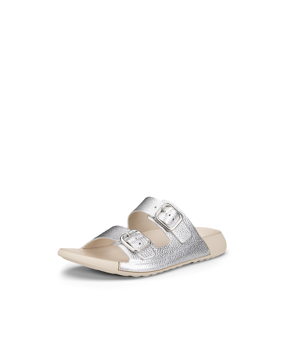 ECCO Women's Cozmo Slide Sandals - Metallics - Main
