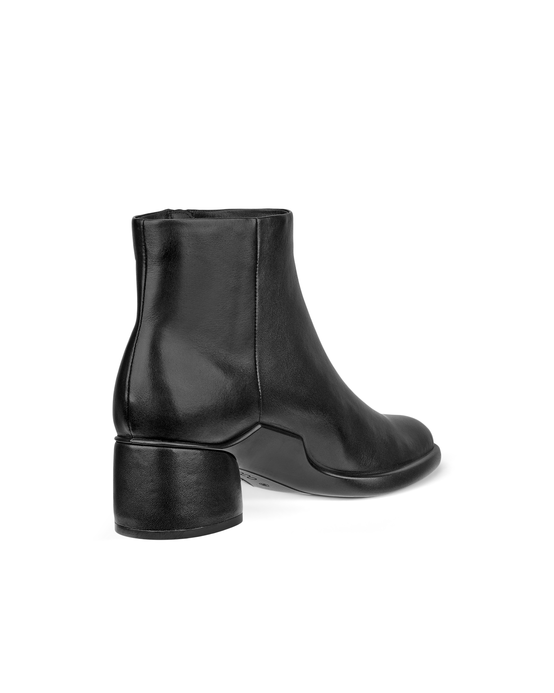 Botas de caña media de piel ECCO® Sculpted LX 35 para mujer - Negro - Back