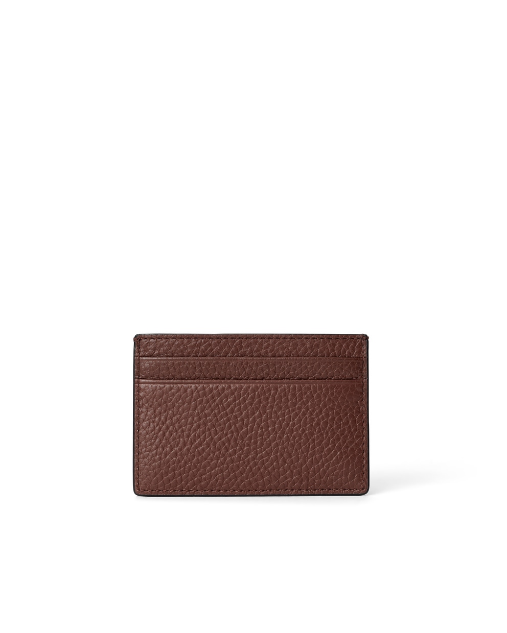 ECCO® Essential Card Case Small Leather Wallet - Brown - Back