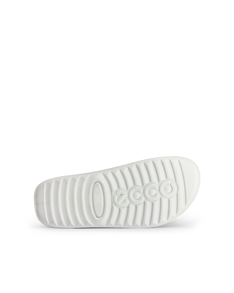 ECCO Women's Cozmo Slide Sandals - White - Sole