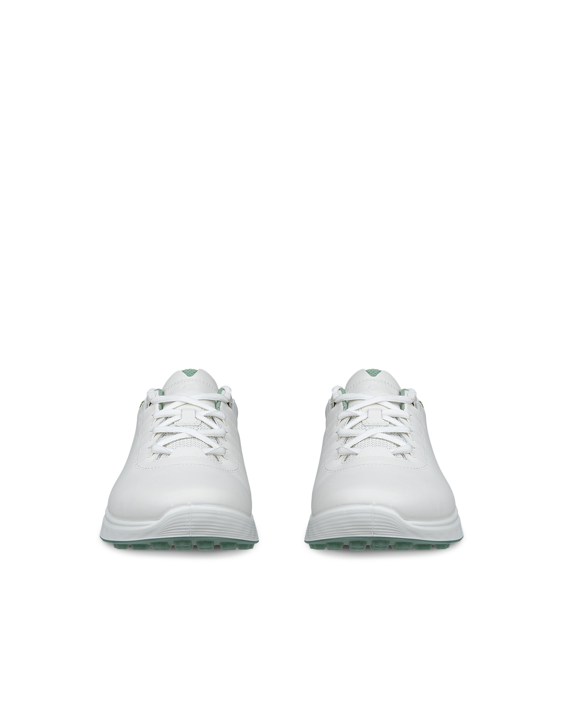 Zapatos golf impermeable de piel ECCO® Golf S-Casual para hombre - Blanco - Front pair