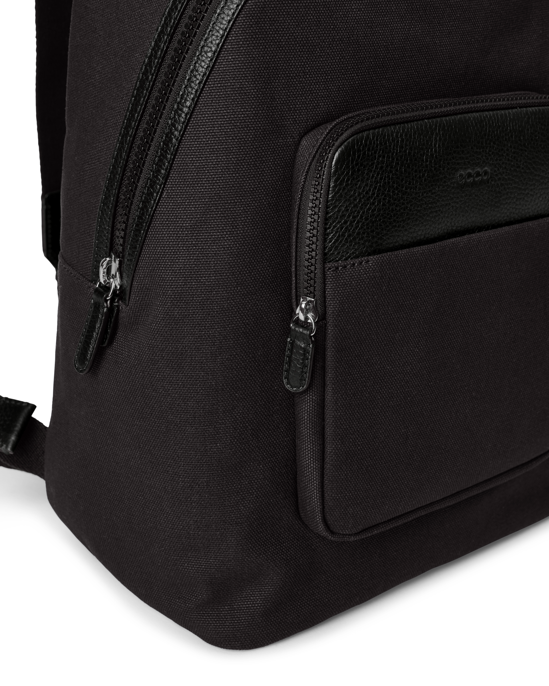 ECCO® Large Textile Backpack - Black - Detail-1