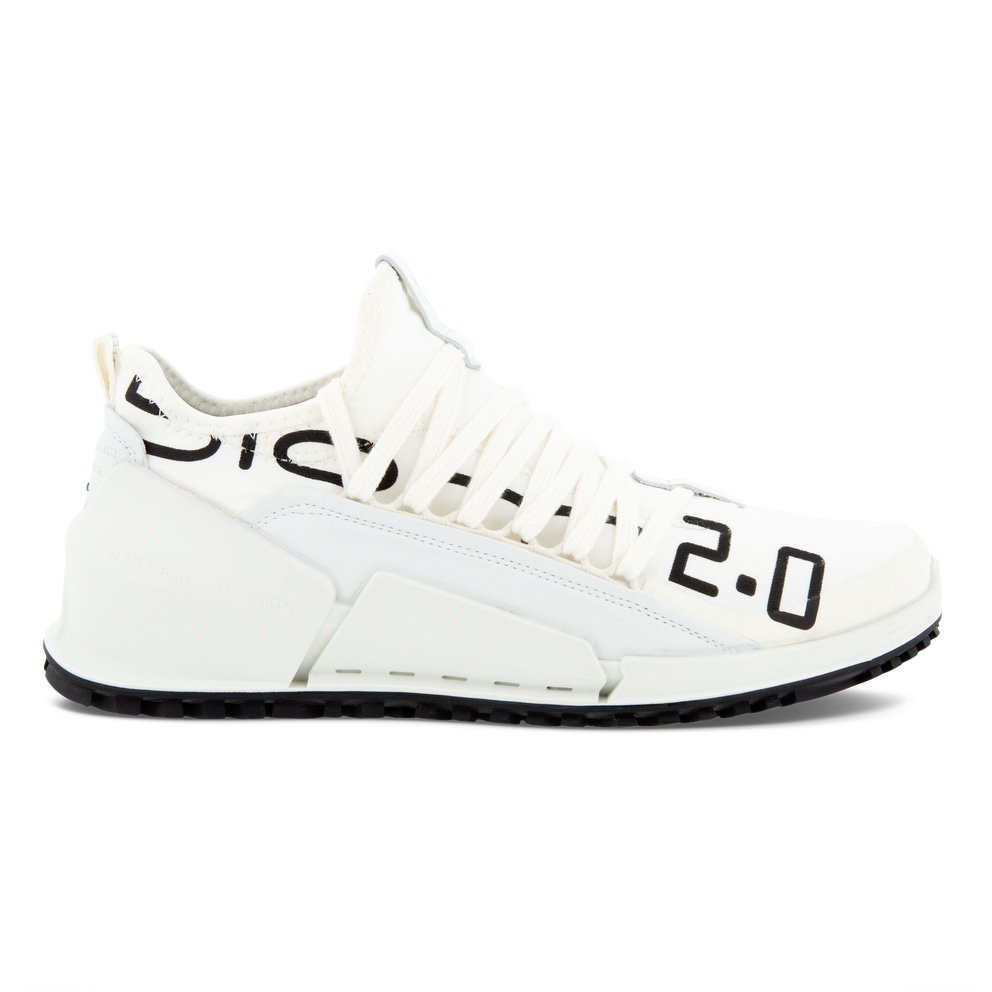 Women's ECCO® BIOM 2.0 Textile Sneaker - White - Outside