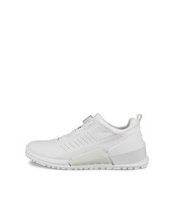 남성 ECCO® Biom 2.0 가죽 트레이너 - White - Outside