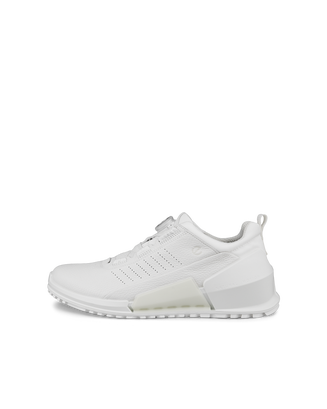 남성 ECCO® Biom 2.0 가죽 트레이너 - White - Outside