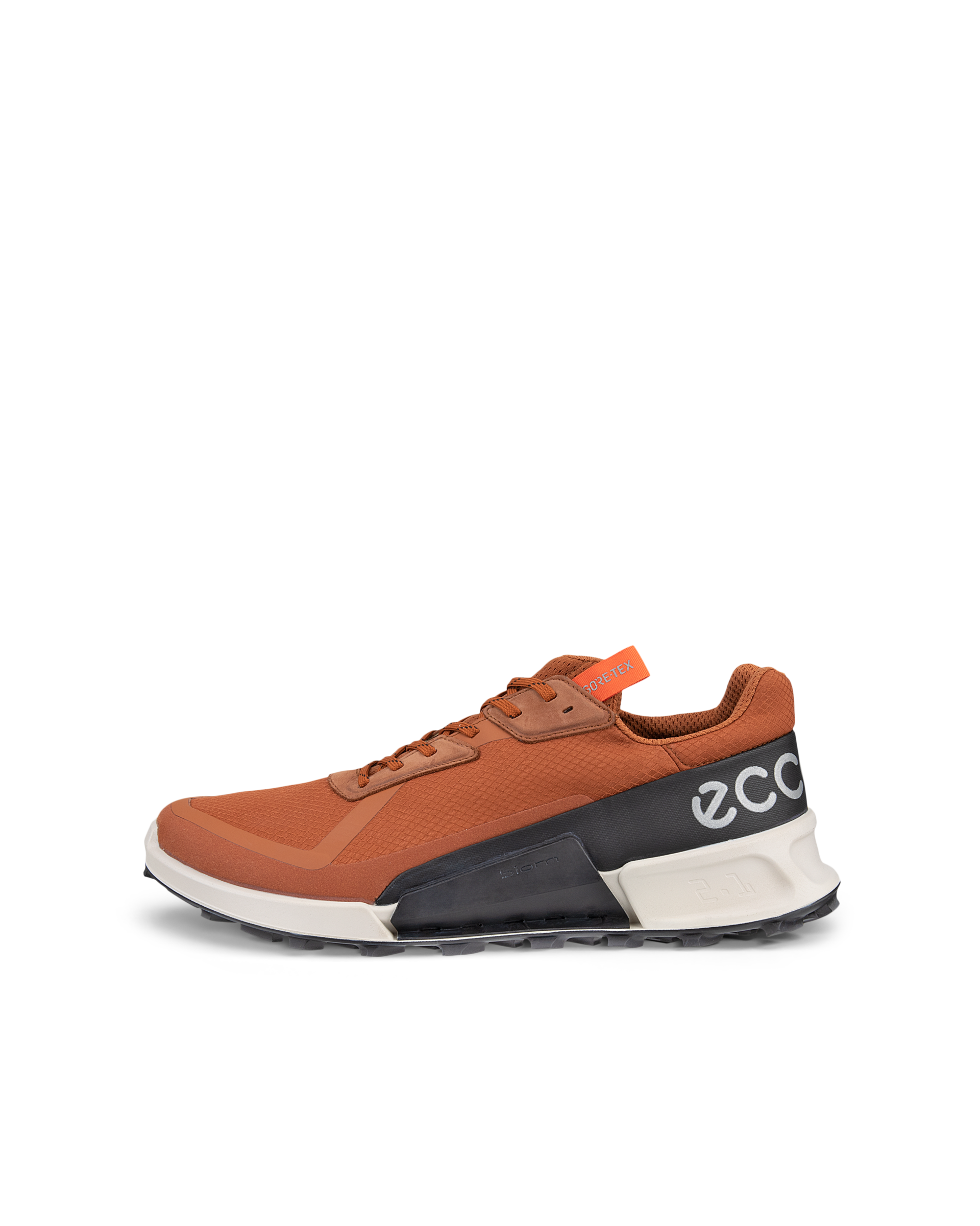 Men's ECCO® Biom 2.1 X Country Textile Gore-Tex Trail Running Shoe | Brown