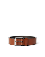 Men's ECCO® Casual Leather Belt - Brown - Main