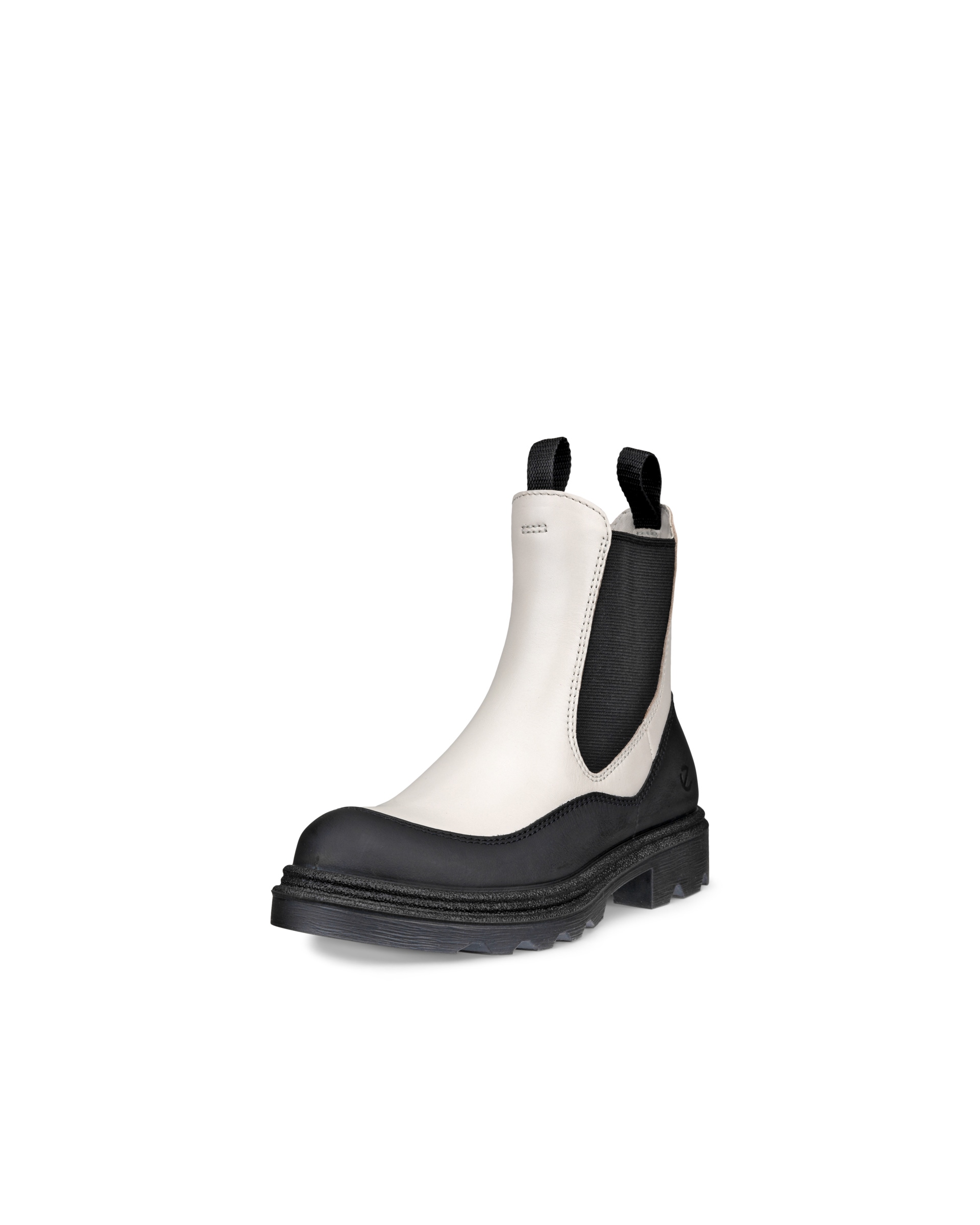 Kids' ECCOยฎ Grainer Leather Chelsea Boot - Grey - Main