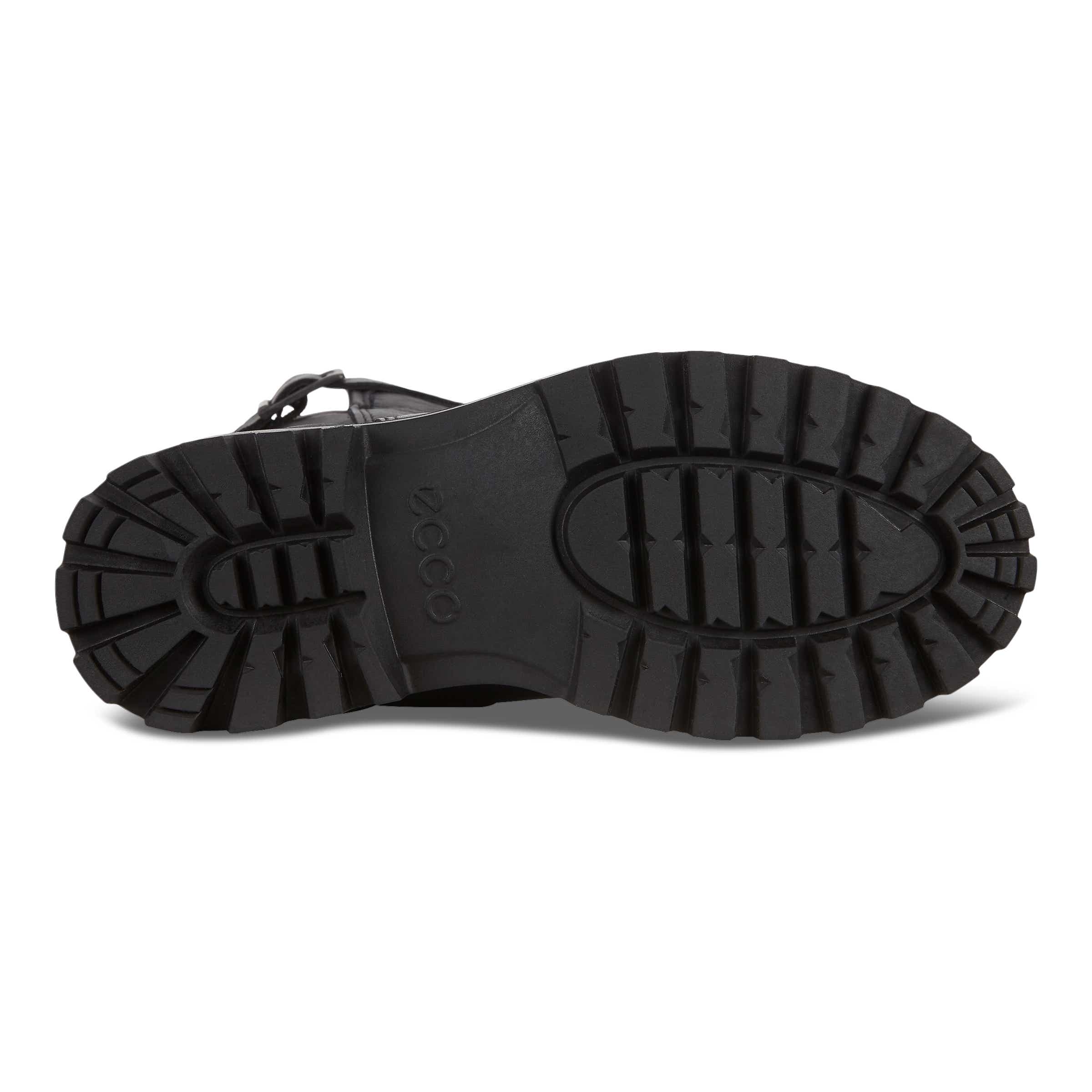 ECCO® Tredtray dječje visoke kožne čizme - Crna - Sole