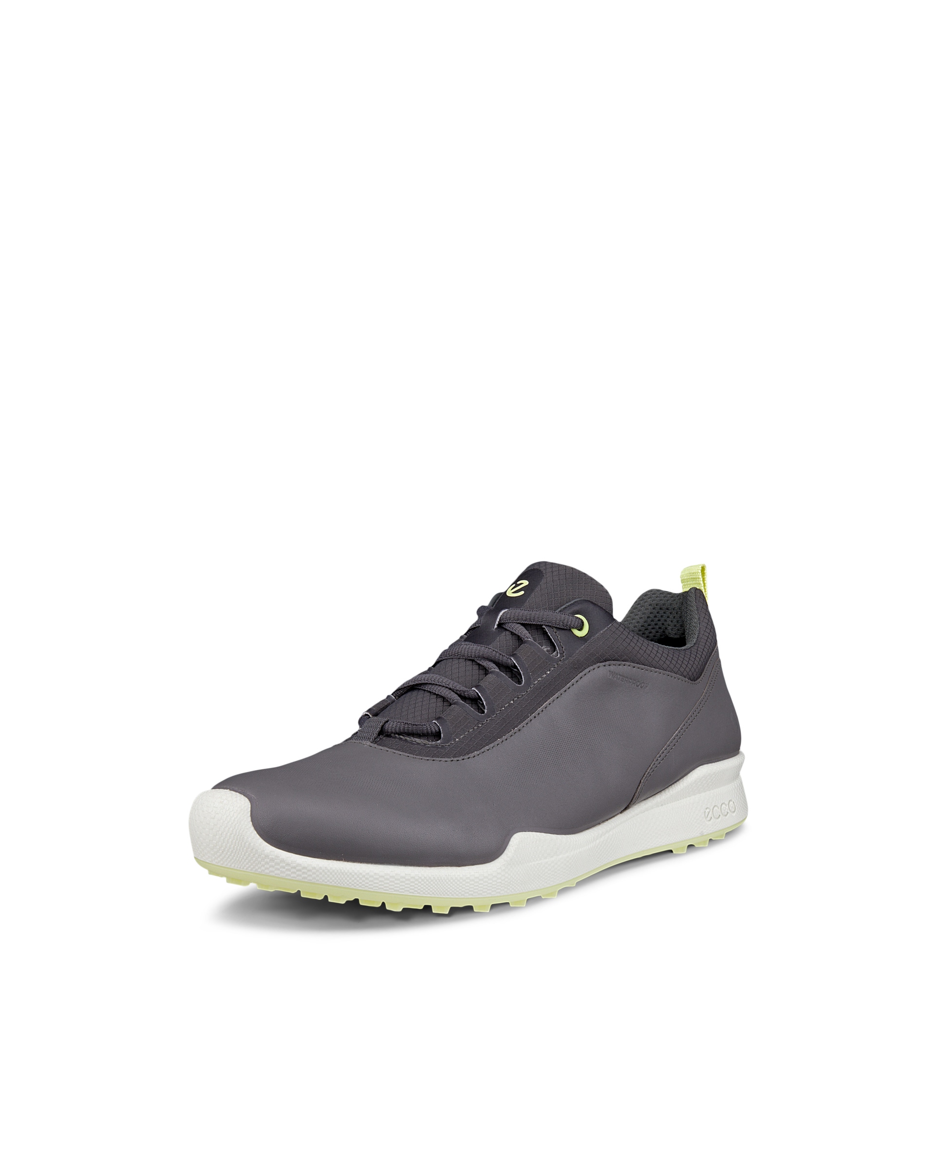 Men's ECCO® Golf Biom Hybrid Leather Waterproof Shoe - Grey - Main