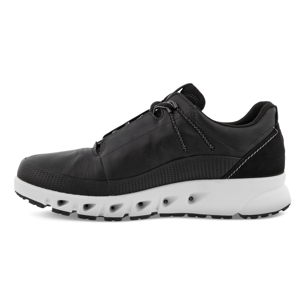 ECCO Men's Multi-vent Waterproof Shoes - Black - Inside