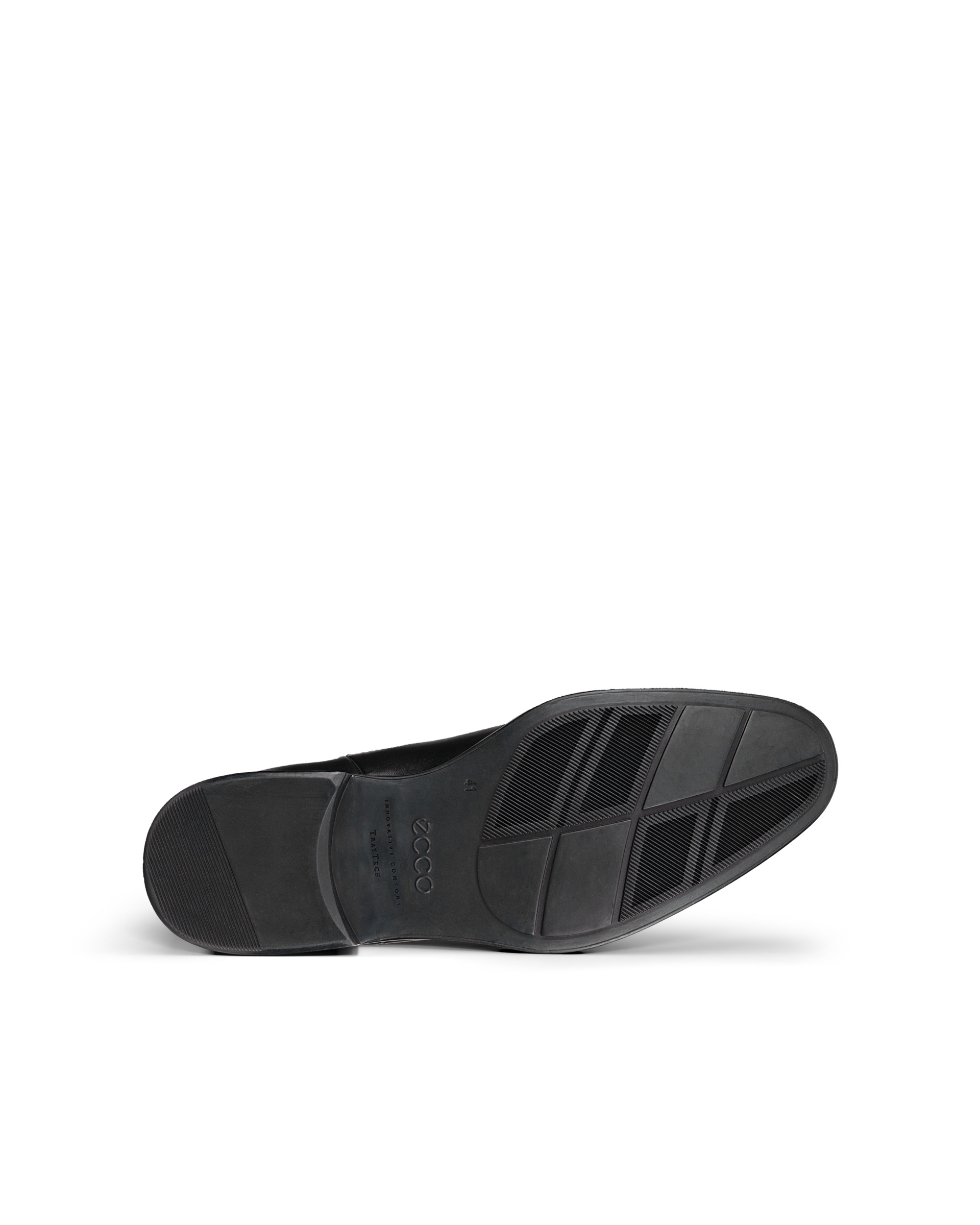 Men's ECCO® Citytray Leather Chelsea Boot - Black - Sole