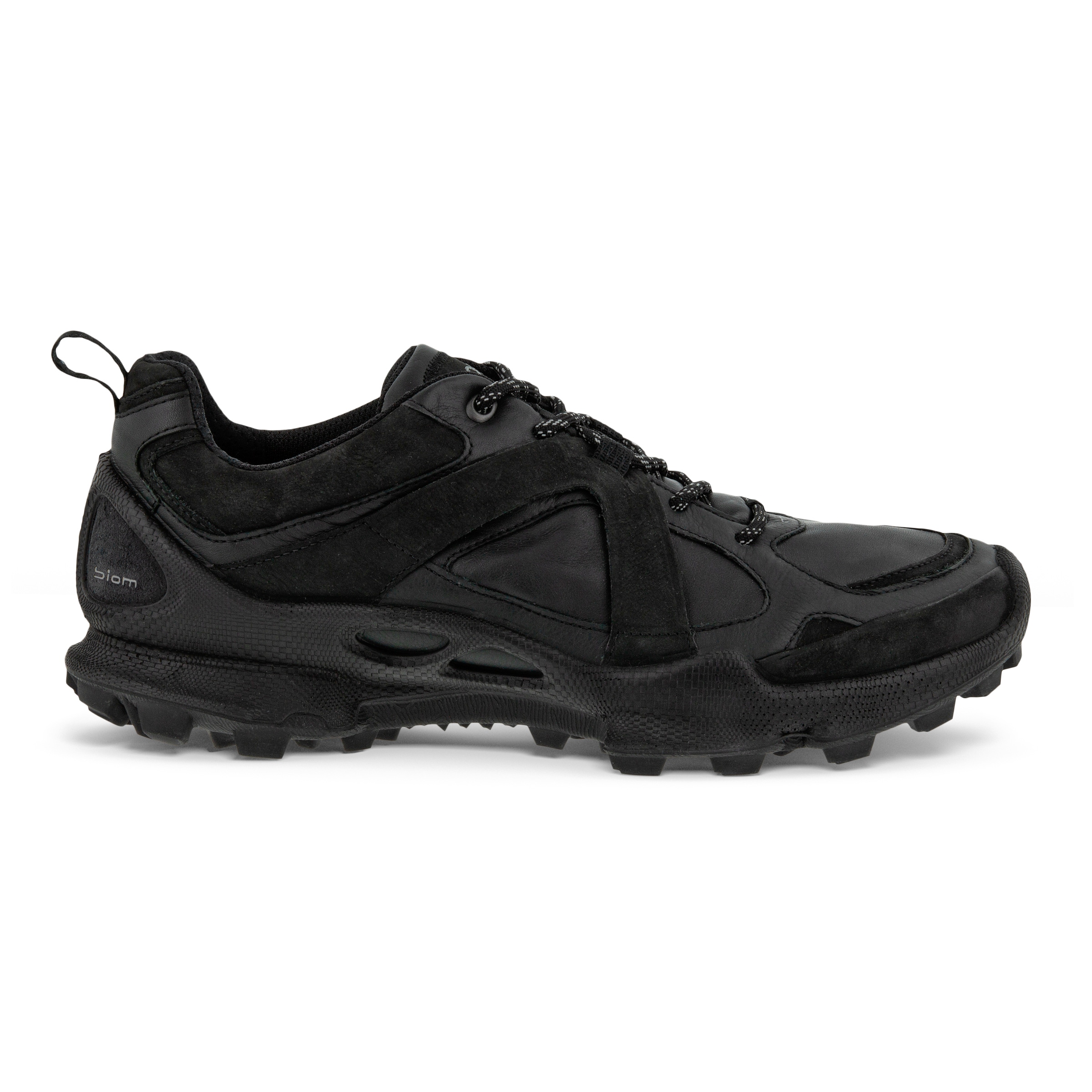 ECCO BIOM C Trail Low メンズ レザーアウトドアスニーカー - Black - Outside