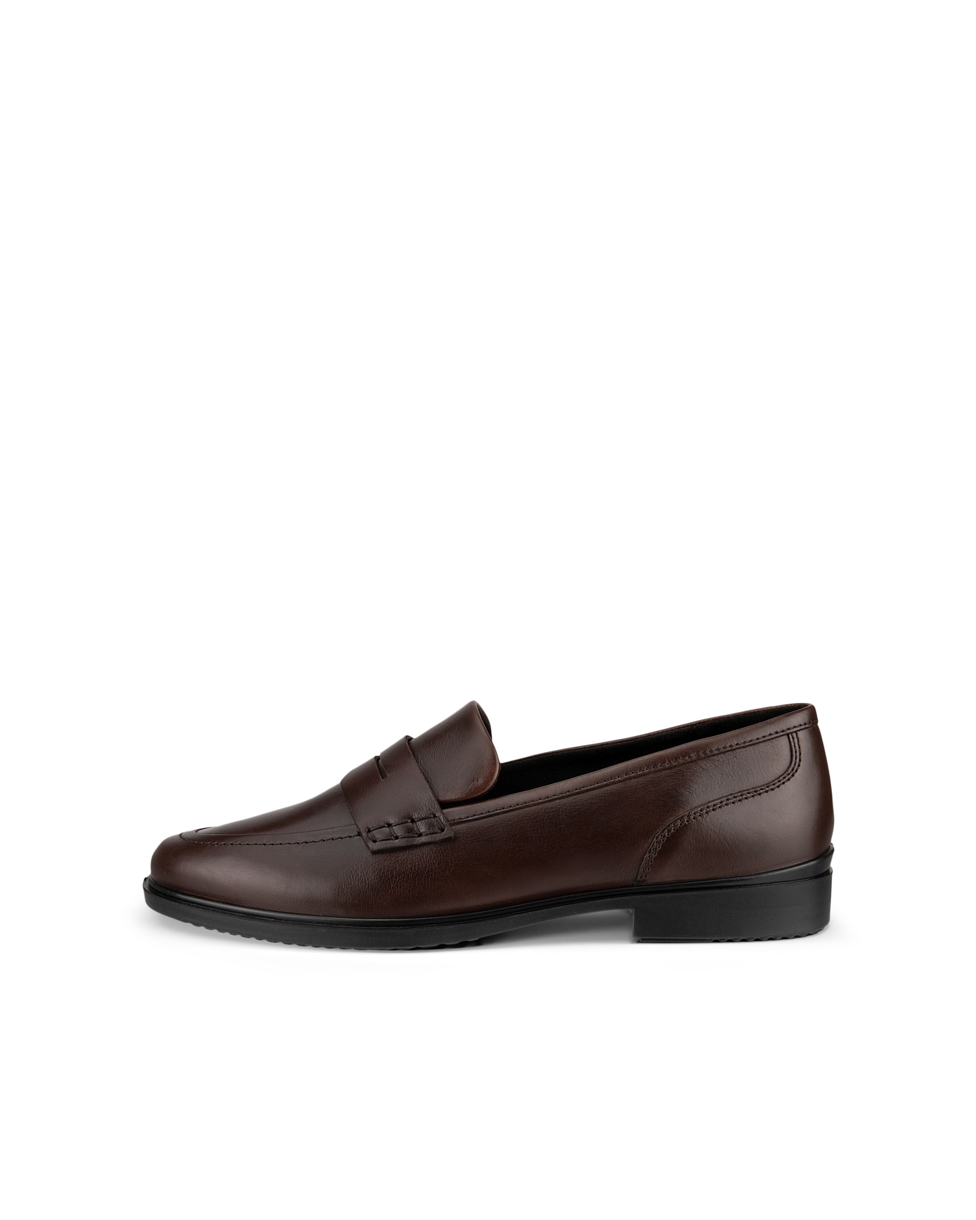 ECCO Dress Classic 15 ウィメンズ レザーローファー - 茶色 - Outside