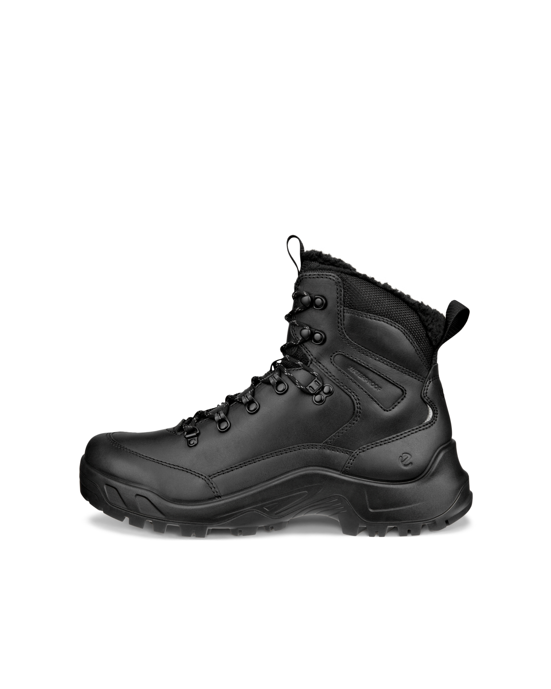 Botas impermeables de piel ECCO® Offroad para hombre - Negro - Outside