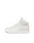 Women's ECCO® Soft 60 Leather High-Top Sneaker - White - Outside