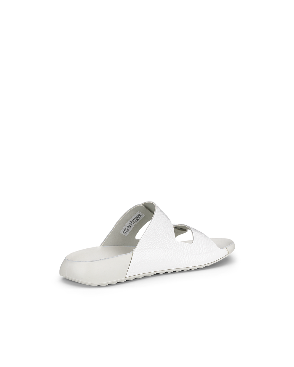 ECCO® Cozmo sandale en cuir deux brides pour femme - Blanc - Back