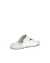 Women's ECCO® Cozmo Leather Two Strap Sandal - White - Back