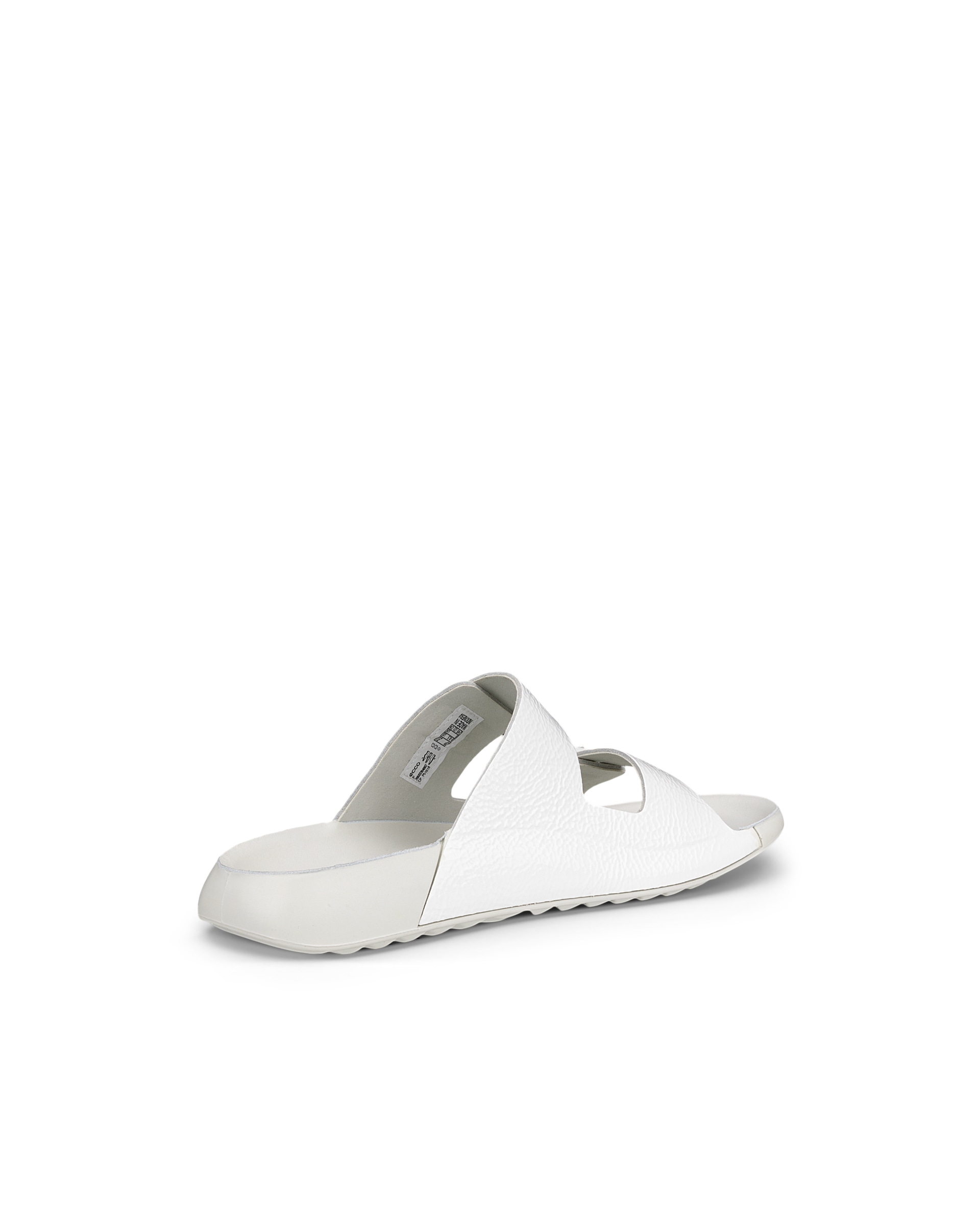 Women's ECCO® Cozmo Leather Two Strap Sandal - White - Back