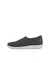 Women's ECCO® Soft 2.0 Textile Slip-On - Black - Outside