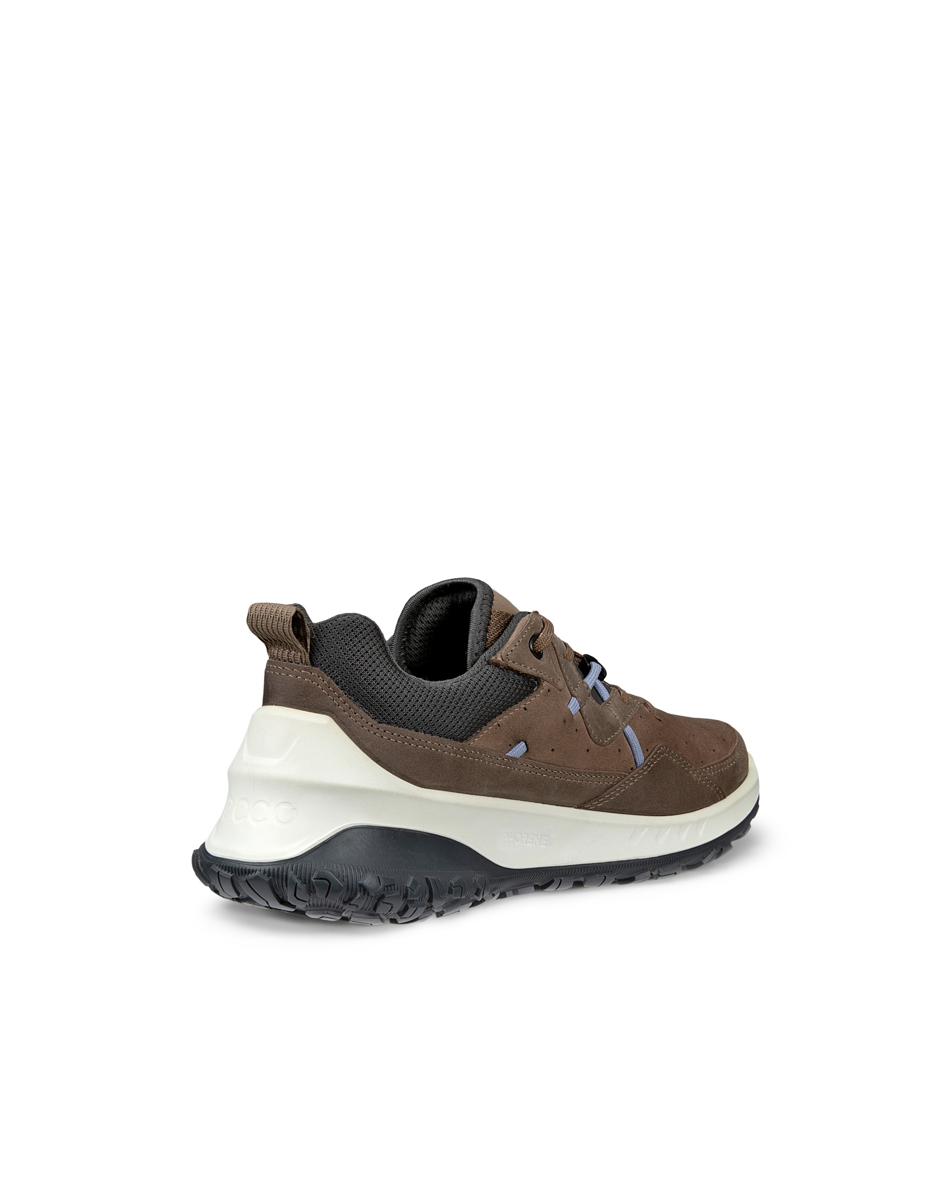 Women's ECCO® ULT-TRN Low Nubuck Hiking Shoe - Brown - Back