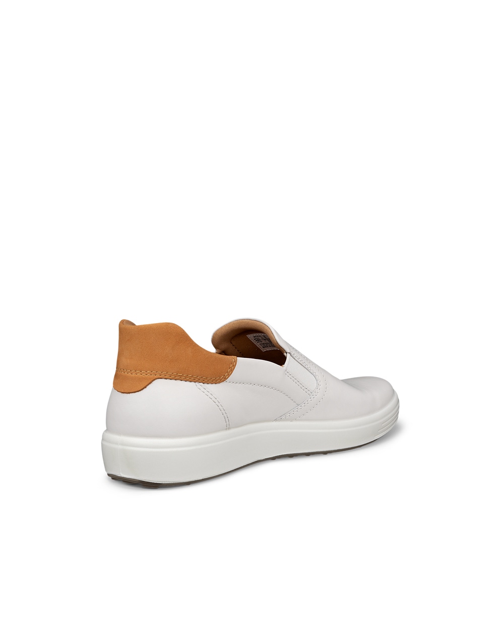 ECCO SOFT 7 MEN'S SLIP-ON - White - Back