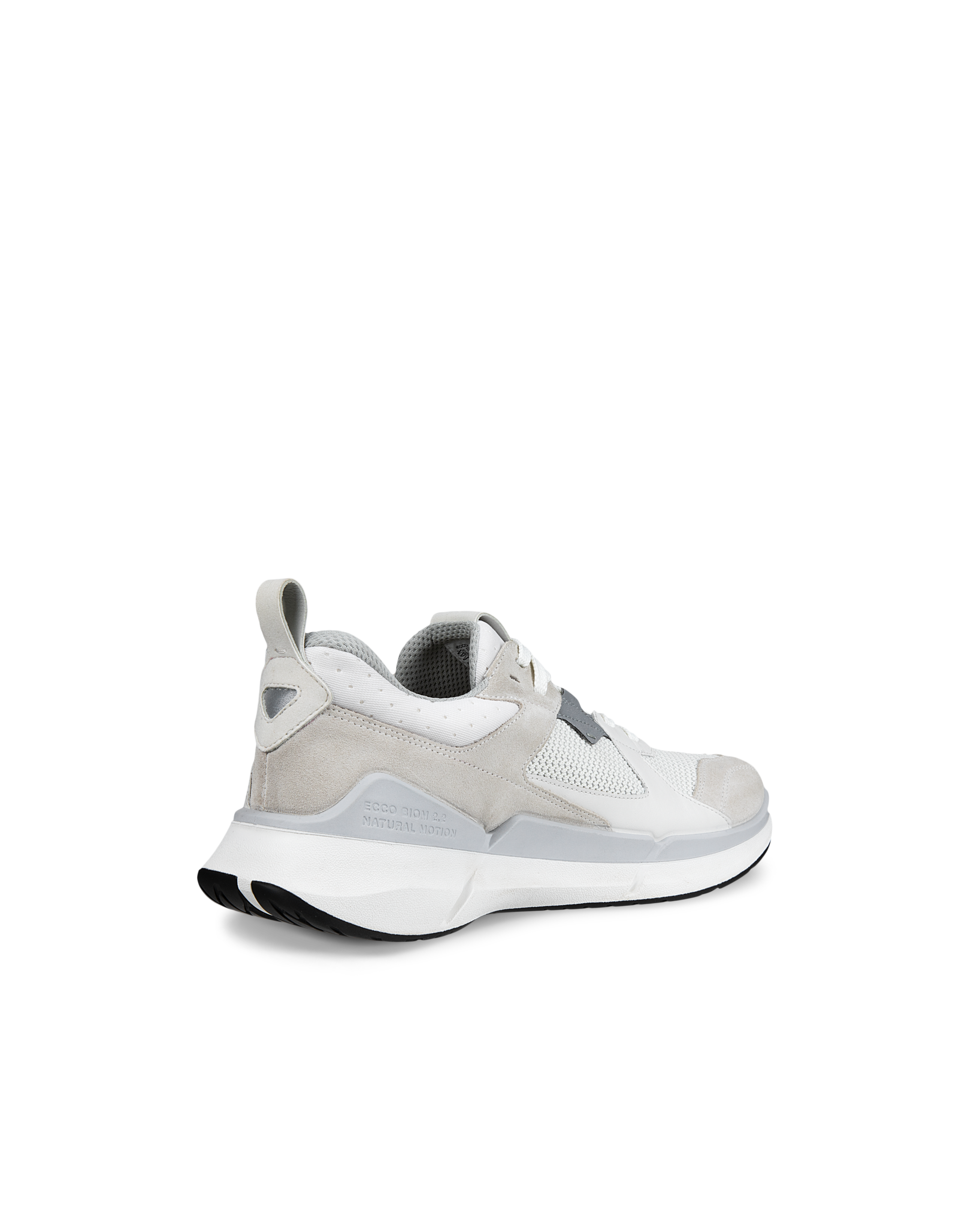 ECCO® Biom 2.2 baskets en daim pour homme - Blanc - Back