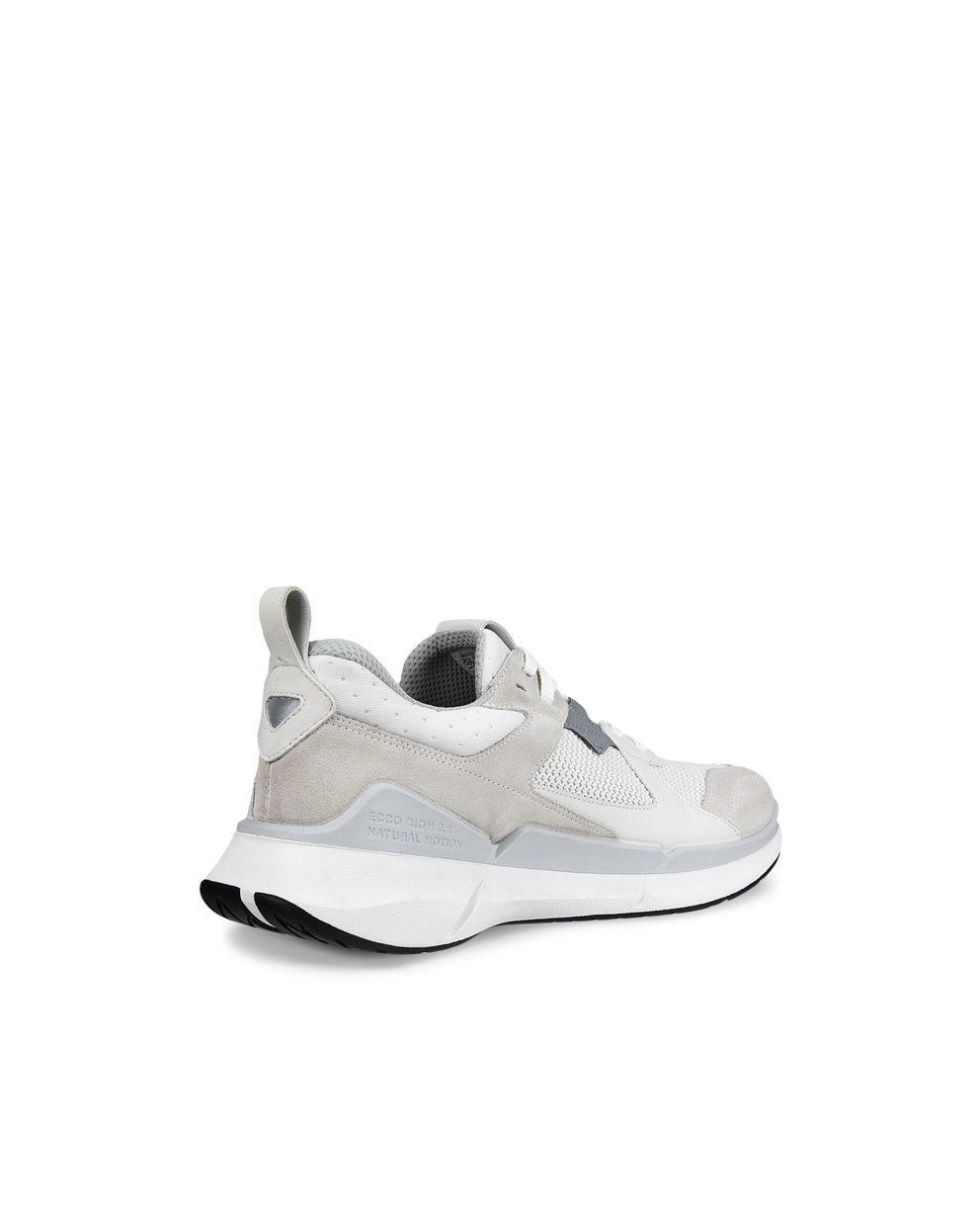 ECCO® Biom 2.2 baskets en daim pour homme - Blanc - Back