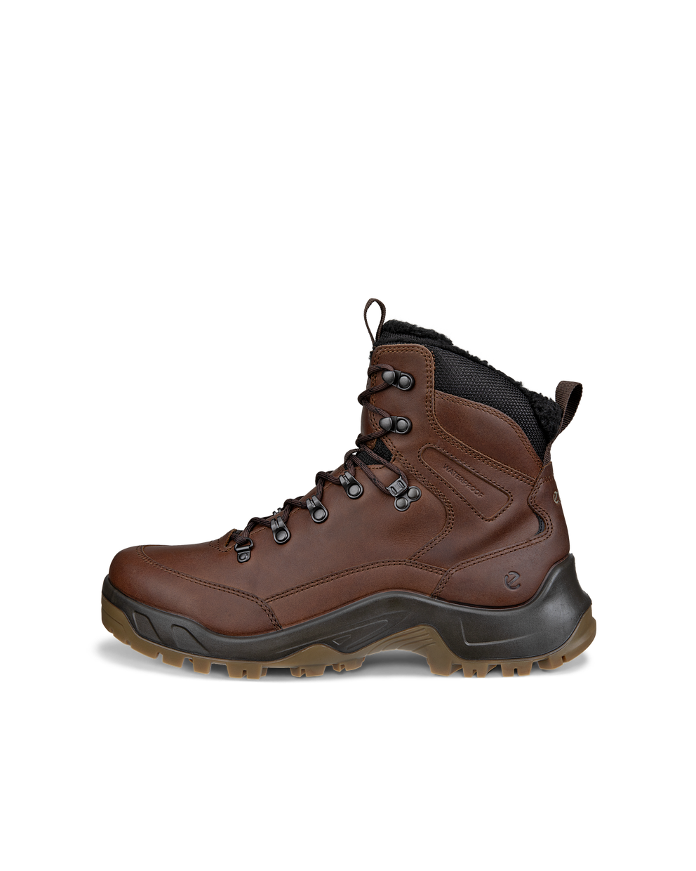 Botas impermeables de piel ECCO® Offroad para hombre - Marrón - Outside