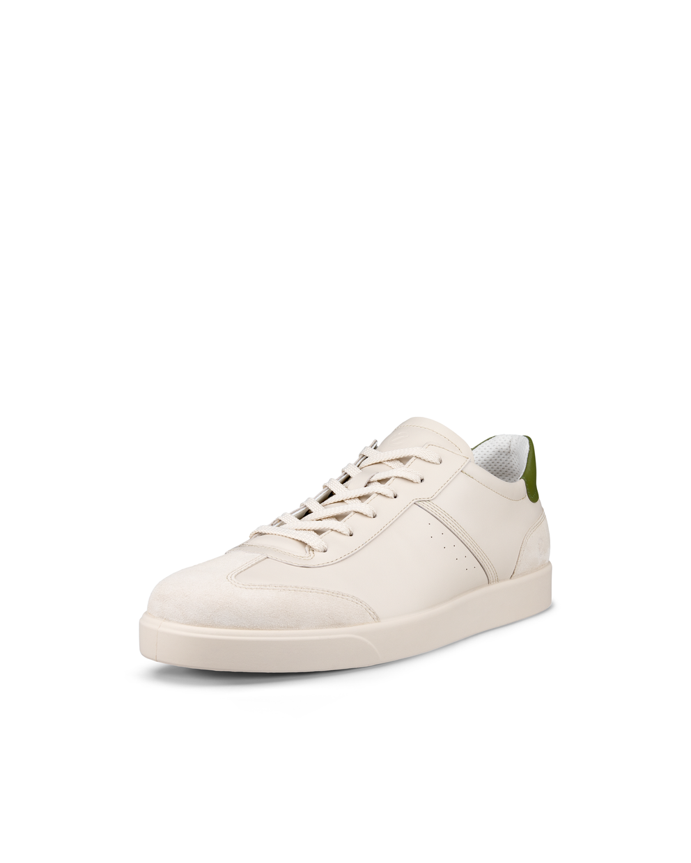 Men's ECCO® Street Lite Leather Sneaker - Beige - Main