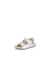 Kids' ECCO® Cozmo Leather Two Strap Sandal - Metallics - Main