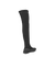 Botas de caña alta de tela ECCO® Gruuv para mujer - Negro - Back