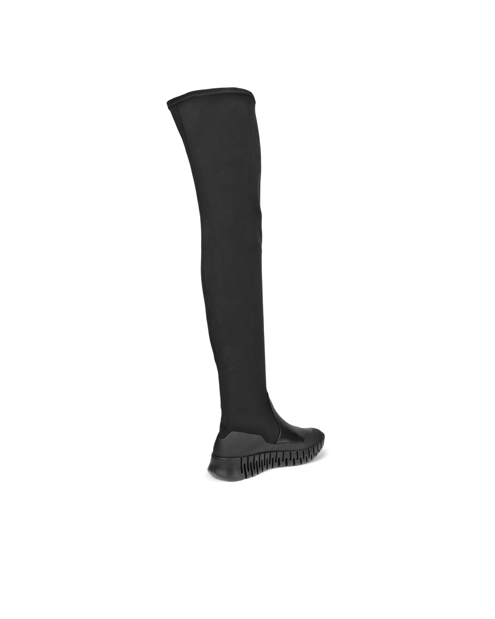 Botas de caña alta de tela ECCO® Gruuv para mujer - Negro - Back