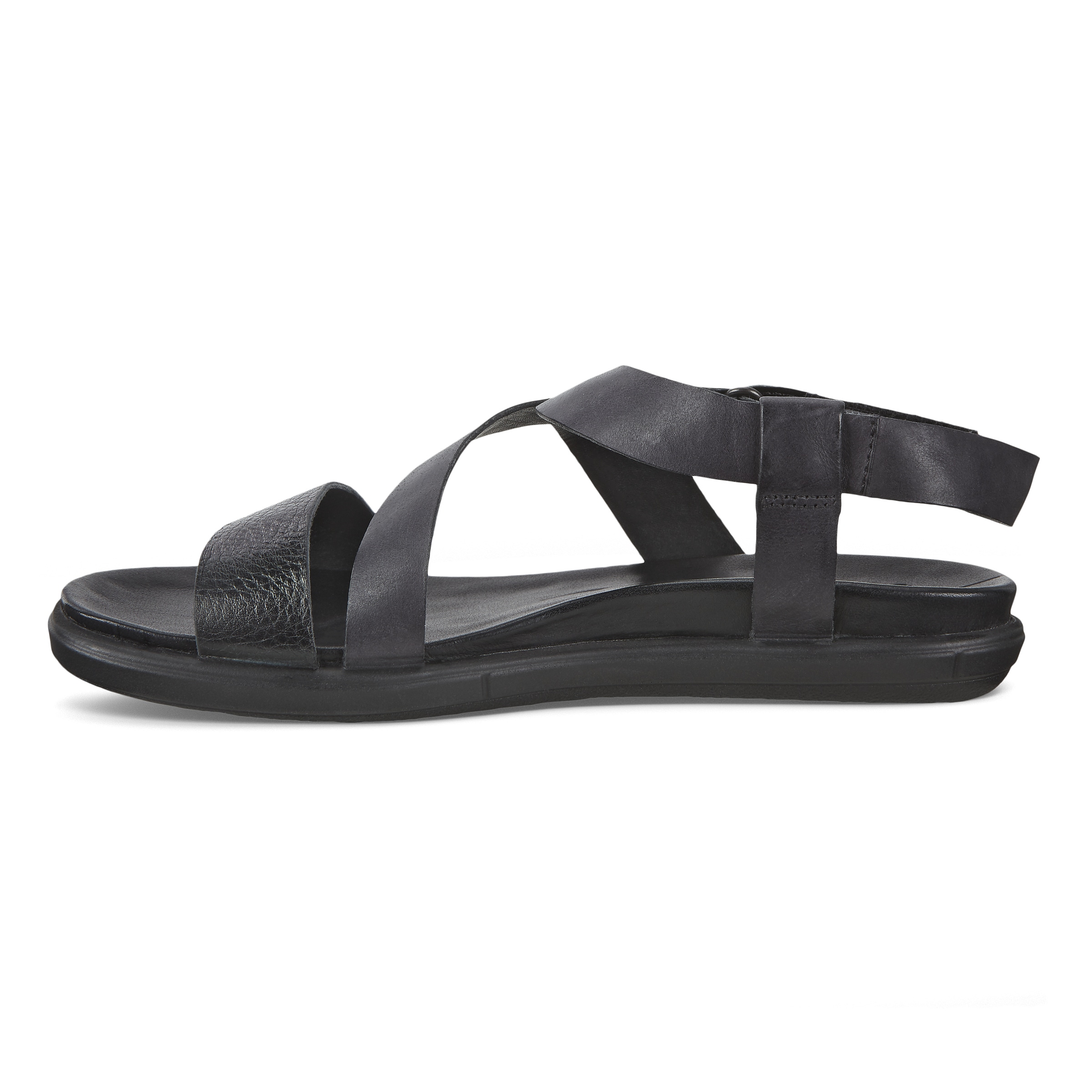 ECCO Simpil Sandal Flat Sandal - Black - Inside