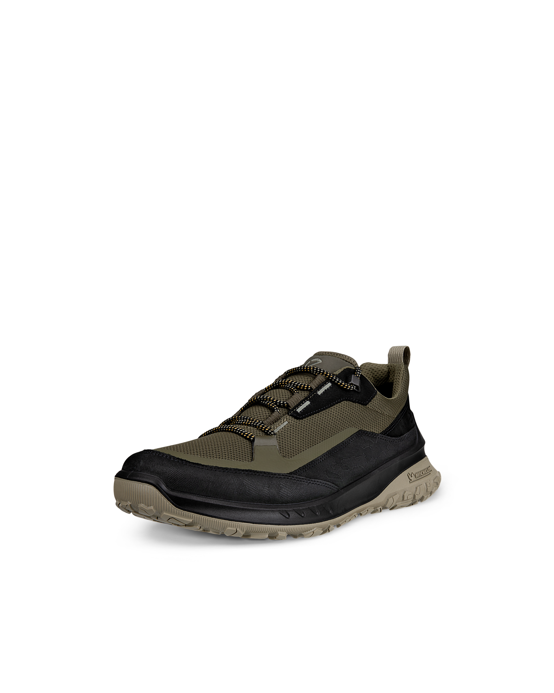 Men's ECCO® ULT-TRN Nubuck Waterproof Hiking Shoe - Green - Main