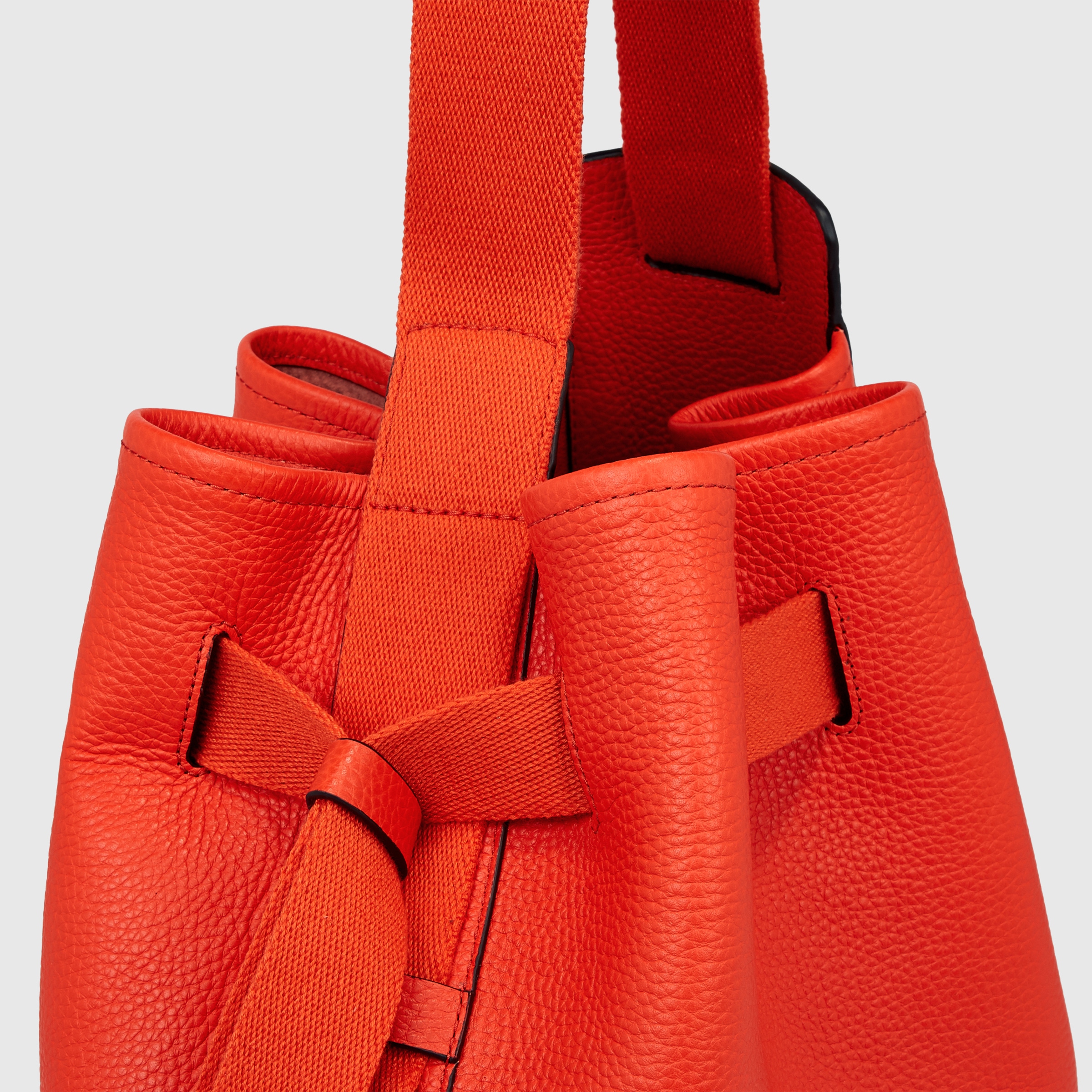 ECCO Sail Full Size レザーショルダーバッグ - レッド - Detail-1