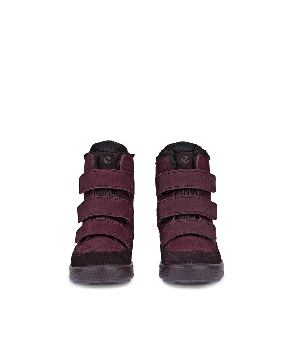 Botines de invierno de nobuk Gore-Tex ECCO® Urban Snowboarder para niño/a - Violeta - Front pair