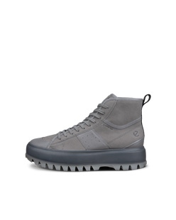 ECCO STREET ACE RUGGED MEN'S HIGH-TOP SNEAKER - Grey - Outside